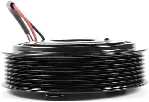 Miniatura 5 de Kit de embrague de compresor de CA para cubo de bobina de polea (7 poleas de ranura, rodamiento, bobina, placa) se adapta a 1996-2002 para Dodge RAM