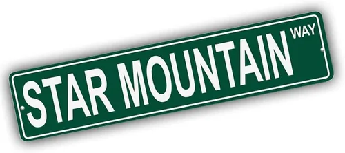 Miniatura 279 de Ohio Mountains Pick Your Mountain Compatible/repuesto para Acme Hill United States Mountain aluminio metal metal metal estilo letrero de calle