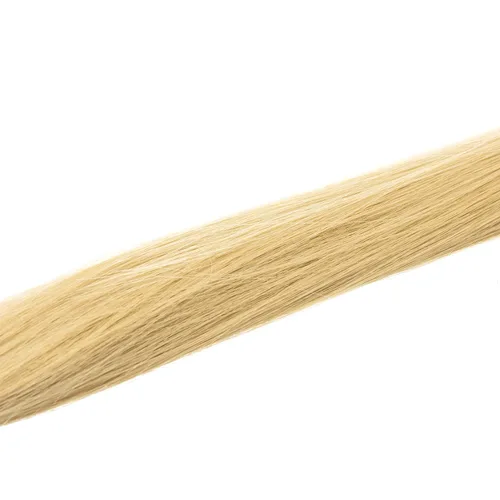 Miniatura 4 de SWACC 12 extensiones de cabello lacio de un color con clip, para mujer, extensiones de cabello sintético con rayas de color (rubio beige)