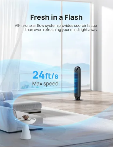 Miniatura 6 de Dreo Paquete de ventilador de torre inteligente para dormitorios