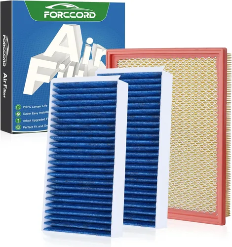 Miniatura 36 de Kit de filtro de aire de motor y de cabina Forccord Compatible con Honda Civic 1.5L 2016 2017 2018 2019 2020 2021 Filtro de cabina de carbón