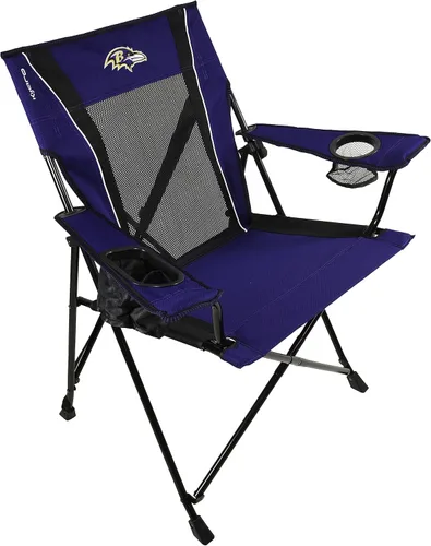 Miniatura 46 de Kijaro Dual Lock Pro, Silla plegable para fanáticos de deportes, 26" L x 35.5" W x 37" H, Carolina Panthers