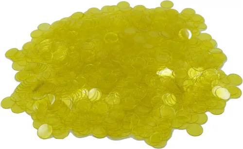Miniatura 3 de Regal Bingo Chips de bingo de plástico, 1000 piezas, juego de fichas transparentes transparentes para juegos de mesa, divertida noche de bingo