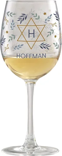 Miniatura 3 de Personalization Universe Spirit of Hanukkah - Copa de vino tinto personalizada