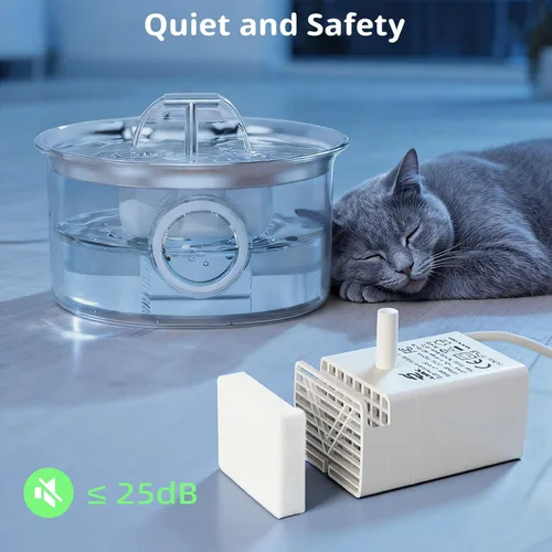 Miniatura 4 de JY-830 Bomba de agua sumergible universal para fuentes de mascotas (apagado automático cuando no hay agua)
