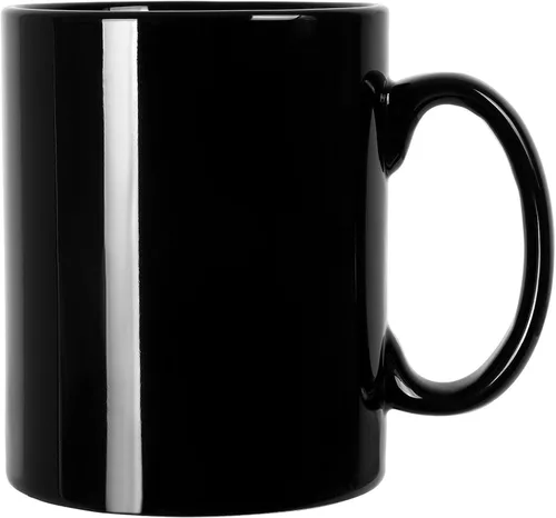 Miniatura 9 de Taza de cerámica de porcelana clásica M017, taza de café extra grande de 20 onzas con asa para oficina y hogar, blanca Blanco