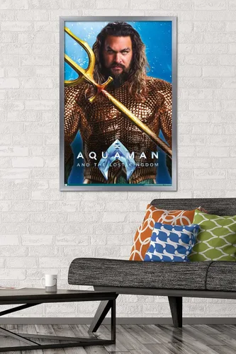 Miniatura 10 de Trends International DC Comics Movie Aquaman y el Reino Perdido - Póster de pared Aquaman de 22.4 pulgadas de largo x 14.7 pulgadas de ancho