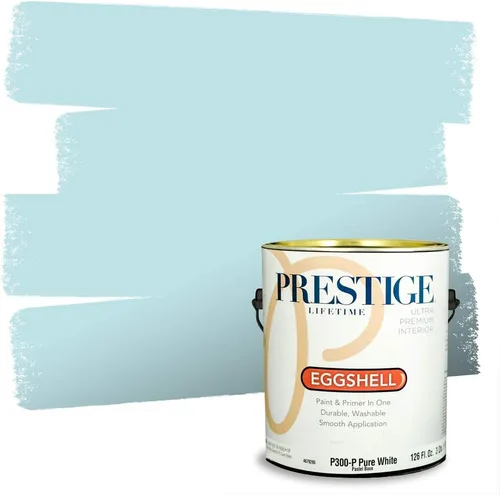 Miniatura 59 de PRESTIGE Pintura interior e imprimación en uno, azul cielo, semi-brillante, 1 galón