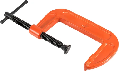 Miniatura 4 de 8 abrazaderas C, abrazadera C de acero resistente de 4 pulgadas, juego de abrazaderas en C de resistencia industrial para carpintería, soldadura