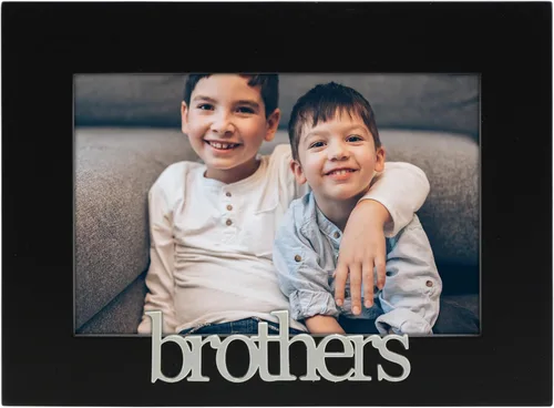 Miniatura 8 de Malden International Designs 4307-46 The Boys! Expressions - Marco de fotos, 4 x 6 pulgadas, color negro
