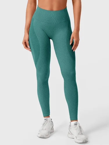 Miniatura 120 de HIGORUN - Leggings sin costuras para mujer, moldeadores, con diseño gráfico de sonrisas, de cintura alta, para el gimnasio, yoga o hacer ejercicio