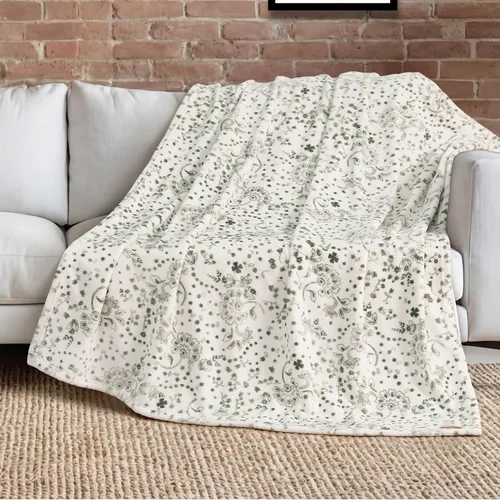 Miniatura 16 de Lucky Brand Camper Plaid Verde Oliva 50"x70" Manta de Felpa Acogedora - Manta de Microfibra Premium para Comodidad y Estilo Lujosos