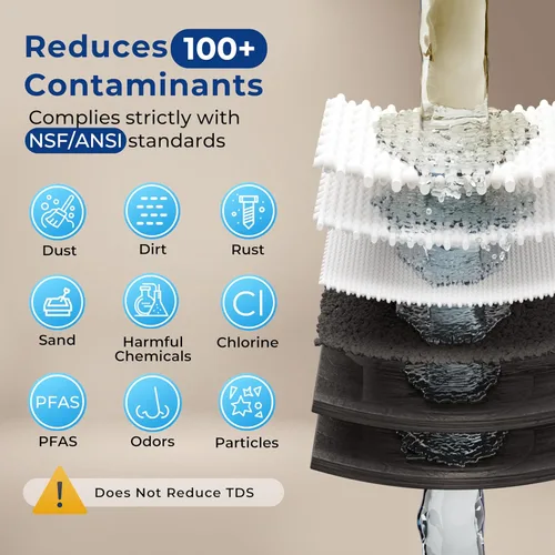 Miniatura 3 de iSpring US31-PF Sistema Clásico de Filtración de Agua Bajo Fregadero de 3 Etapas para Beber, Reducción de PFAS Testada por SGS, Filtro de Agua Bajo