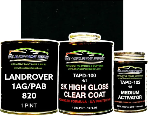 Auto Paint Depot Pintura de retoque para Land-Rover Discovery,Discovery Sport,Evoque,LR4,Range Rover,Range Rover Sport,Velar-Santorini Black Pearl