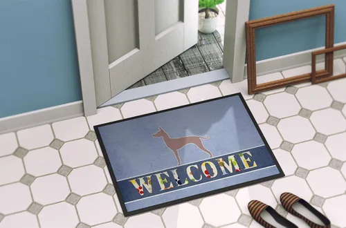 Miniatura 4 de Caroline's Treasures BB5571MAT Dogo Argentino - Felpudo de bienvenida de 18 x 27 pulgadas, para interiores y exteriores, para entrada
