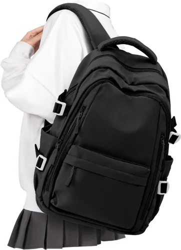 Miniatura 10 de BOXSAM Mochila ligera para mujer, mochila grande de viaje para laptop, mochila informal para la universidad, mochila para hombres, color beige