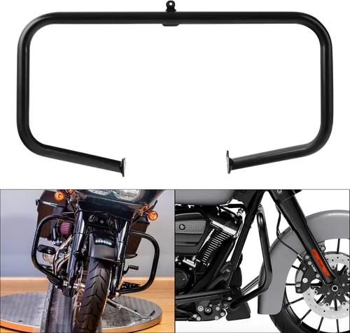 Miniatura 15 de TCT-MOTORPARTS Barra protectora de motor de carretera de 1-1/4 pulgadas para Harley Touring Road Electra Glide Road King Street Glide Tri Glide