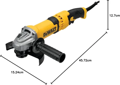 Miniatura 9 de DEWALT herramienta de pulido angular, 4-1/2 pulgadas a 5 pulgadas, interruptor de gatillo (DWE43116)
