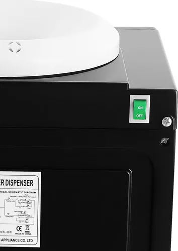 Miniatura 9 de Dispensador de agua para encimera, enfriador de agua de carga superior para 1.2 a 5 galones, 3 ajustes de temperatura, dispensador de agua fría