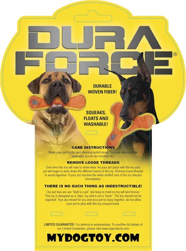 Miniatura 2 de DURA FORCE - Juguete duradero para perros de fibra tejida - Múltiples capas. Hecho duradero, fuerte y resistente. Juego interactivo