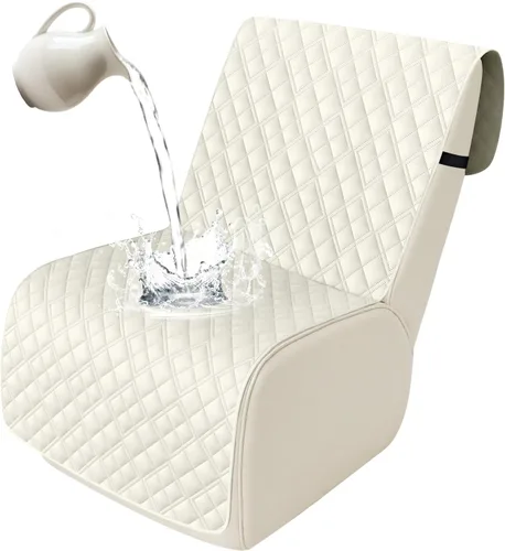 Miniatura 68 de Arfntevss Fundas de sofá modular reclinable, 100% impermeable, en forma de L, para sillón reclinable en forma de L, funda seccional lavable