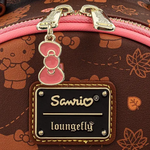 Miniatura 5 de Loungefly Sanrio Hello Kitty Pumpkin Spice Adult Womens Convertible Mini Backpack Purse
