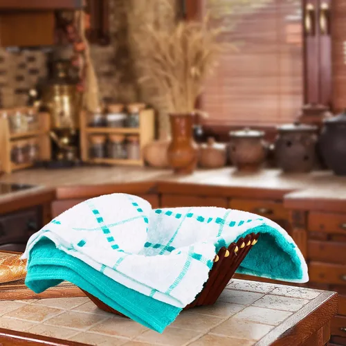 Miniatura 5 de Utopia Towels - Paquete de 12 toallas de cocina, 15 x 25 pulgadas, 100% algodón hilado en anillo súper suave y absorbente, juego de toallas de té