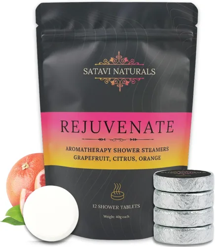 Miniatura 9 de Vaporizadores de ducha, paquete de 5 variedades, bombas de ducha de aromaterapia para aliviar el estrés, juego de regalo de cuidado personal de spa