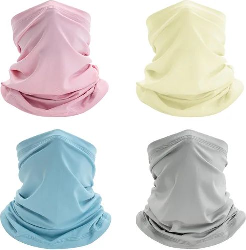 Miniatura 10 de Ezovino Máscara facial con polaina para el cuello, bufanda de enfriamiento solar, pasamontañas para hombres y mujeres