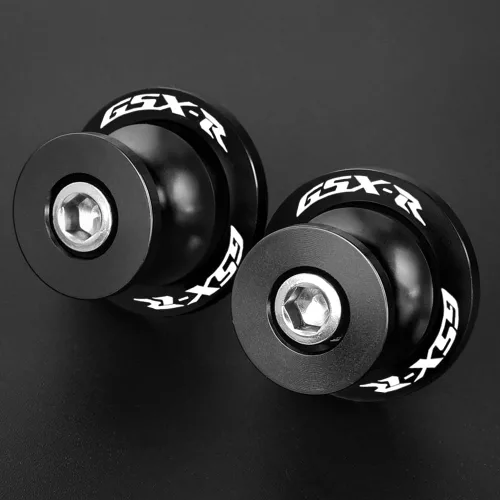 Miniatura 8 de 2 piezas de juego de extremos de empuñadura de manillar de motocicleta, compatible con Suzuki GSXR GSX-R GSXS 600 750 1000 (22mm 7/8" - Rojo)