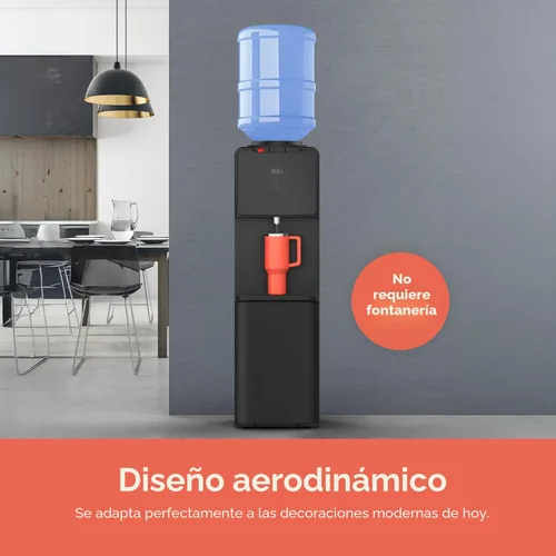 Miniatura 5 de Brio CLTL130 Dispensador refrigerador de carga superior de la serie 130 para botellas de 3 y 5 galones, agua fría y caliente, carga sin derrames