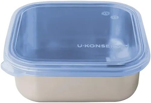 Miniatura 12 de U Konserve Contenedor de Caja Bento de Acero Inoxidable para Almacenamiento de Alimentos, Tapa de Silicona a Prueba de Fugas Apta para Lavavajillas