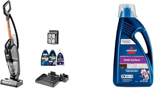 Miniatura 14 de BISSELL CrossWave HydroSteam - Aspiradora en seco y húmedo, aspiradora multiusos, lavado y vapor, fórmula desinfectante incluida, 35151
