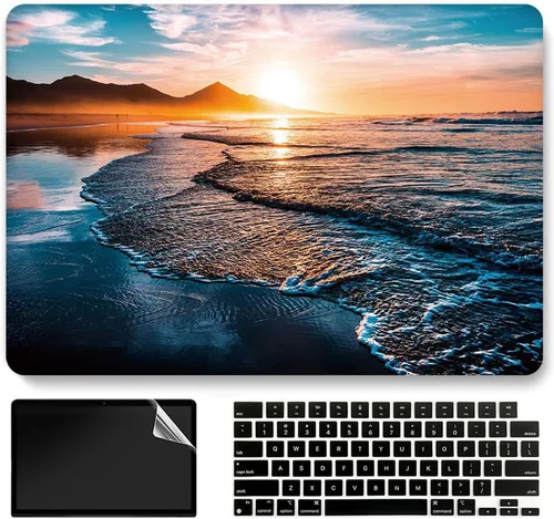 Miniatura 9 de Funda rígida para MacBook Air de 13 pulgadas 2017 2016 2015 2014 2013 2012 2011 2010 versión A1466/A1369, cubierta rígida de plástico, cubierta