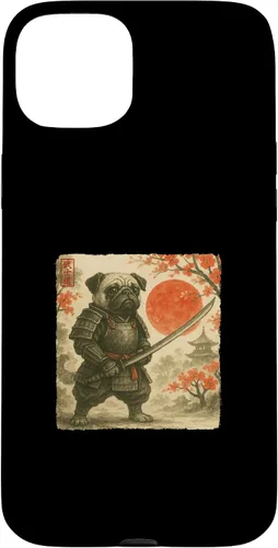 Miniatura 9 de Pug Samurai Japanese Warrior Costume Sumi-e Art Funny Case for iPhone 17
