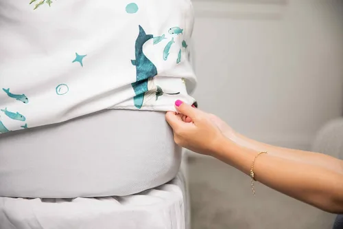 Miniatura 7 de Where The Polka Dots Roam Nautical Ocean - Juego de ropa de cama individual – Juego de cama de 3 piezas súper suave para niños con sábana bajera