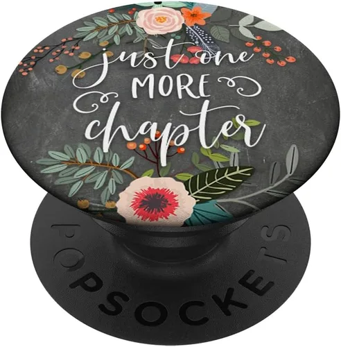 Just One More Capítulo, bonito regalo para amante de la lectura de libros, PopSockets Grip y soporte para teléfonos y tabletas