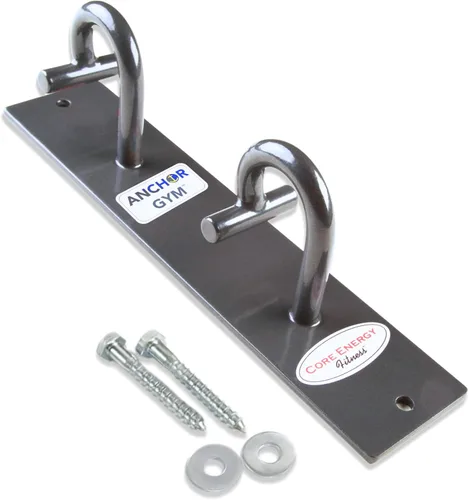 Miniatura 11 de Anchor Gym Anclaje de montaje en pared para entrenamiento – Estación de ejercicio de anclaje de entrenamiento para correas de peso corporal, bandas