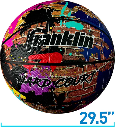 Miniatura 7 de Franklin - Balón de baloncesto duro para interiores y exteriores, tamaño oficial, 1 unidad