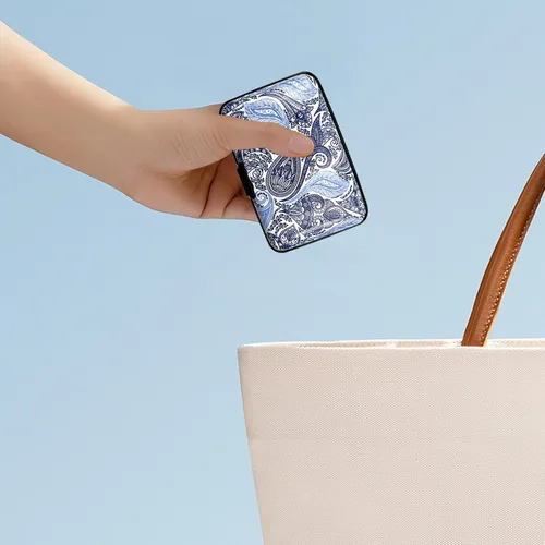 Miniatura 6 de Soporte para tarjetas de crédito, delgado mini bloqueo RFID, protector de tarjetas de crédito, funda de aluminio para tarjetas de visita, cartera