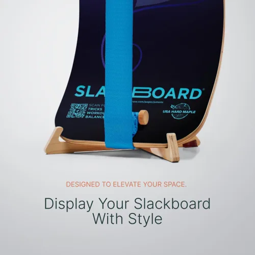 Miniatura 2 de GIBBON SlackBoard - GiBoard Balance Board Kids & Adults - Slackline Balance Trainer - Slack Board Core Workout Equipment Home Gym Training