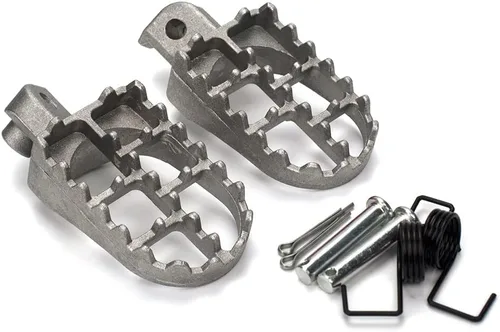 Miniatura 9 de XINGWU Reposapiés negro para motocross, pedales de aluminio para XR50R PW50 CRF70 TW200 KLX110 CRF50 50cc 70cc 90cc 110cc 125cc TaoTao pieza