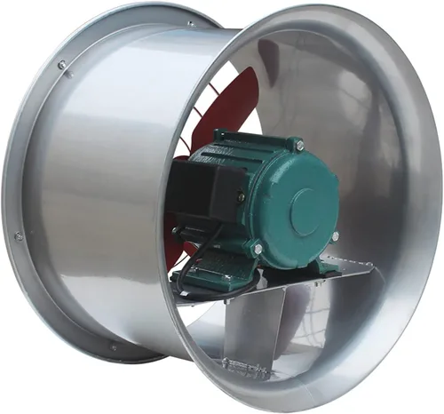 INTSUPERMAI Extractor axial industrial de 220V 24Inch 550W, ventilador de escape a prueba de explosiones, montado en la pared, red protectora