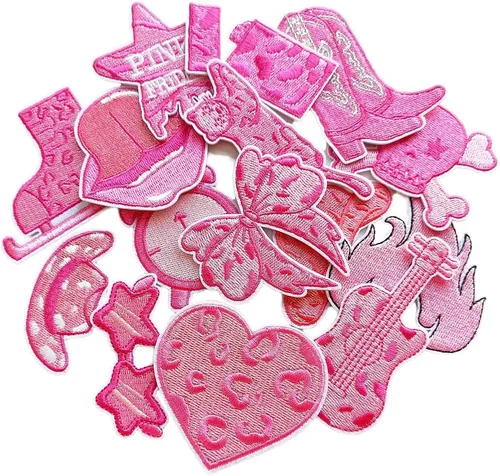 Miniatura 12 de 35 parches para planchar de Navidad, muñeco de nieve de Papá Noel, árbol de Navidad, parches bordados para ropa, sombreros, decoración y regalos