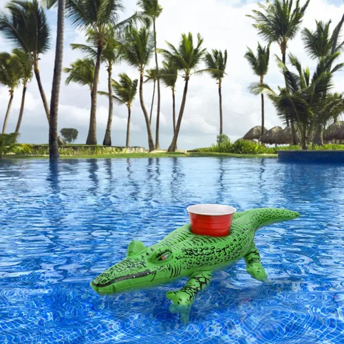 Miniatura 3 de GoFloats Inflatable Pool and Hot Tub Drink Holders (3 Pack) (Choose - Unicorn, Flamingo, Palm Tree and More)
