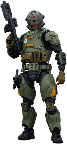 Miniatura 9 de JOYTOY Figuras de acción Serie APOC Iron Vanguard Heavy Assault Mech 1/25 modelo móvil figura coleccionable a partir de 15 años (Iron Vanguard)