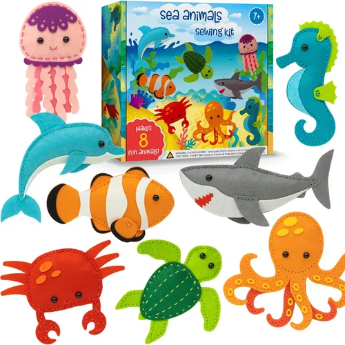 Miniatura 12 de Craftorama Kit de costura para niños, divertido y educativo juego de manualidades de cuento de hadas para niños y niñas de 7 a 12 años, kit