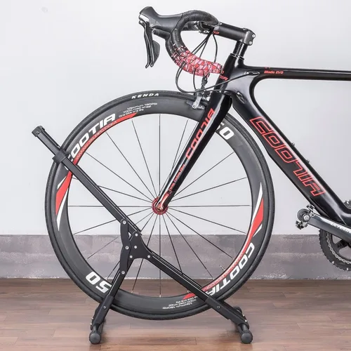 Miniatura 7 de CHEPARK Soporte de Piso para Bicicleta - Soporte de Bicicleta Interior para Garaje/Hogar - Almacenamiento de Bicicletas Soporte de Estacionamiento