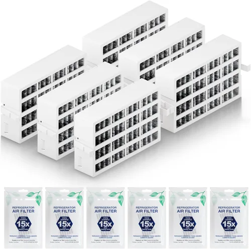 Miniatura 12 de W10311524 AIR1 Cartucho de filtro de aire de repuesto para refrigerador Whirlpool Kenmore compatible con filtro de aire de refrigerador Fresh Flow