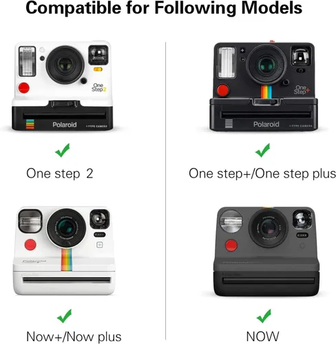 Miniatura 7 de MUZIRI KINOKOO Polaroid - Funda para cámara Polaroid Originals Now/Now + Plus/One Step 2/One Step + Plus, cámara instantánea, funda protectora